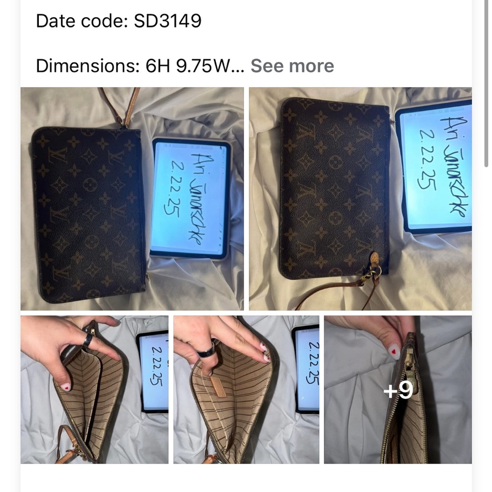 Louis Vuitton Monogram Brown Clutch